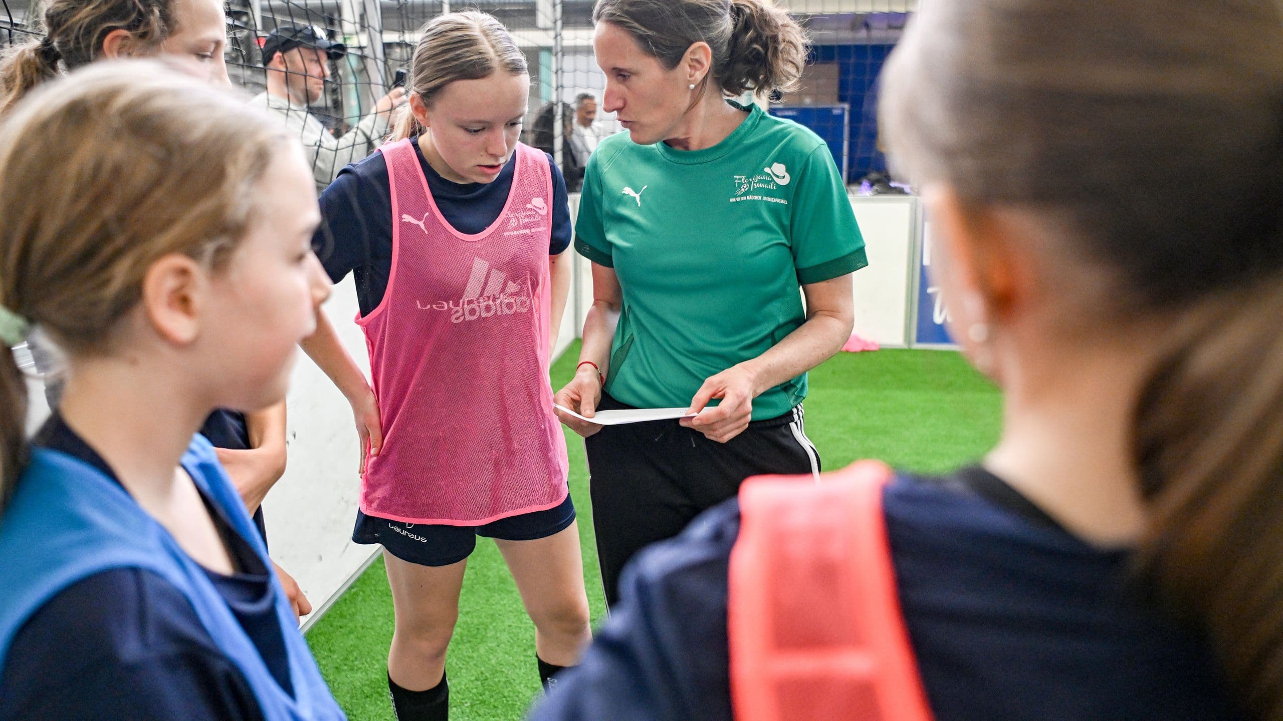 Prisca Steinegger, HER GAME Expertin, als Coach am Event «Fair Play im Sport», am diesjährigen Tag der Frau am 8. März.